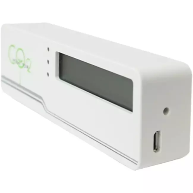 CO2 meter - air indicator compact inclusief temperatuur weergave