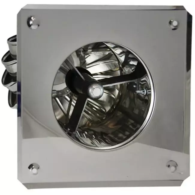 Windgedreven dakventilator Cowl 150 mm RVS inclusief plakplaat - 65m3/h