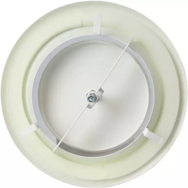 Ventilatie afvoer ventielen metaal Ø 200 mm RAL 9010 met klemveren - DVSC200