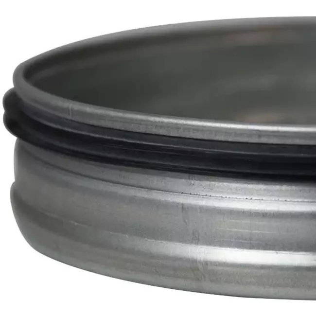 Spiro deksel Ø 125mm voor spirobuis - Gegalvaniseerd