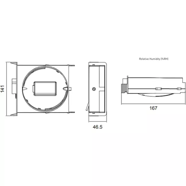 Duco Focus CO2 regelklep 75m3/h (keuken/woonkamer)