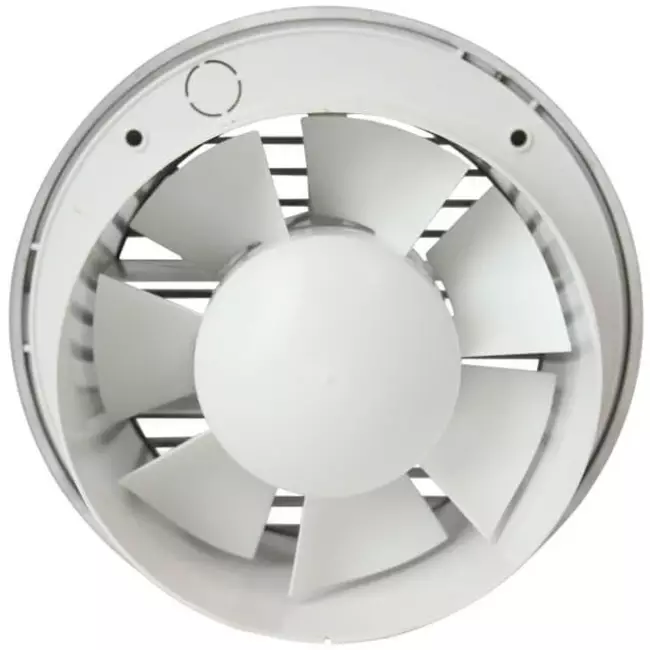 Badkamer ventilator rond Ø 100 mm antraciet - basis EA100A