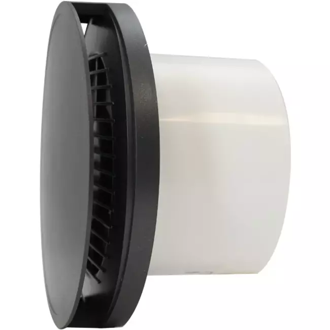 Badkamer ventilator rond Ø 100 mm antraciet - design EAT100A