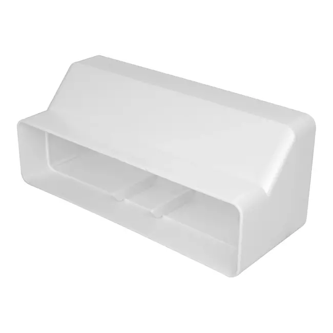 Rechthoekige kunststof verloop - 220x90 mm naar 220x55 mm - KS29-25