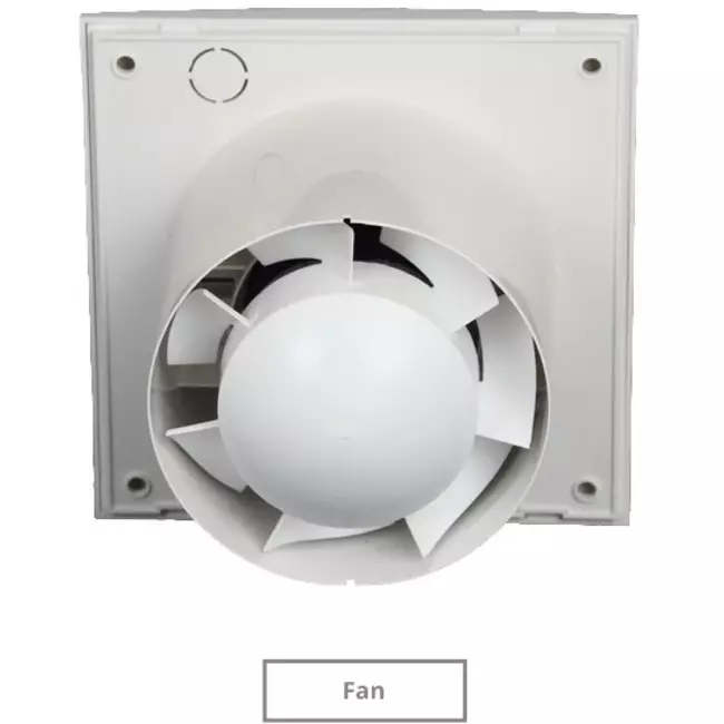 Europlast decentrale WTW-unit 100 mm met trekkoord en stekker