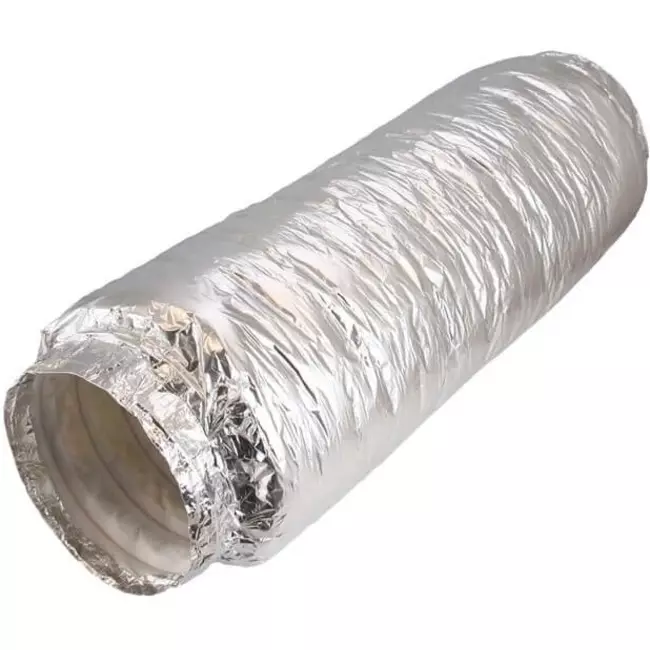 Flexibele geluiddemper non-woven met aansluiting diameter 160 mm lengte 1000mm