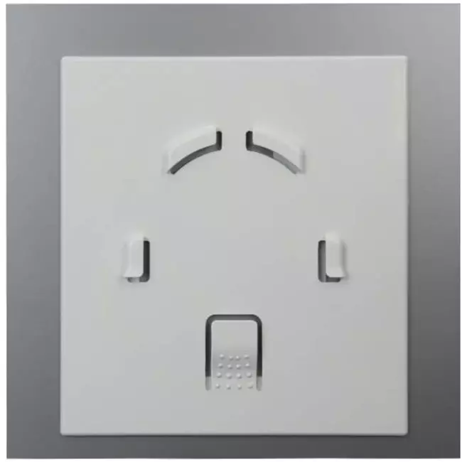 Badkamer ventilator Ø 100 mm met timer en inschakelvertraging - glazen front satijn goud