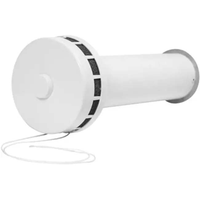 Geïsoleerde geveldoorvoer voor natuurlijke ontluchting diameter 125 mm - SPK2-125