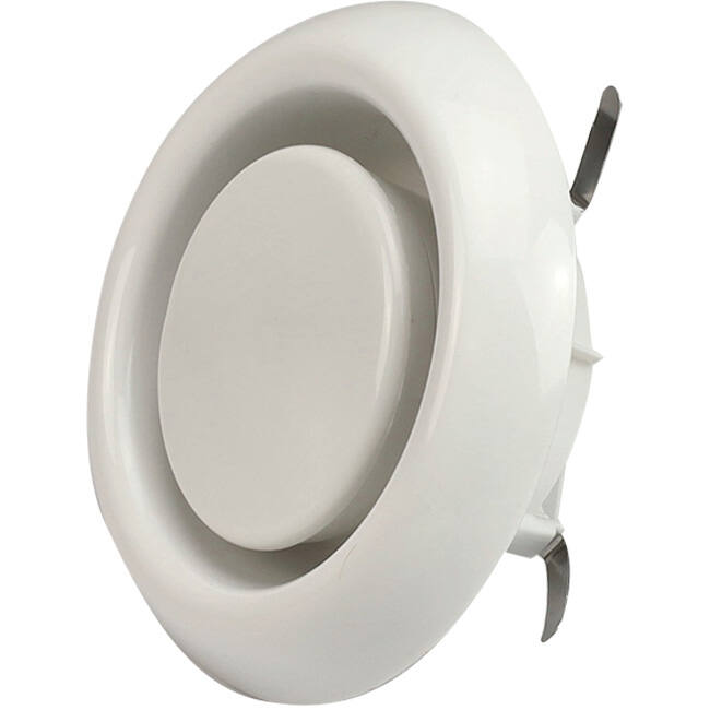 Ventilatie afvoer ventiel 125mm met klemveren - AVP-C125