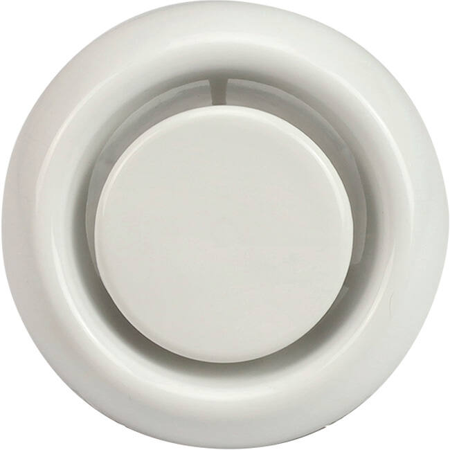Ventilatie afvoer ventiel 125mm met klemveren - AVP-C125