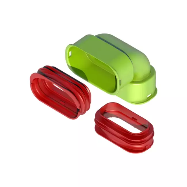 Ubbink Air Excellent 35SC kit bocht verticaal