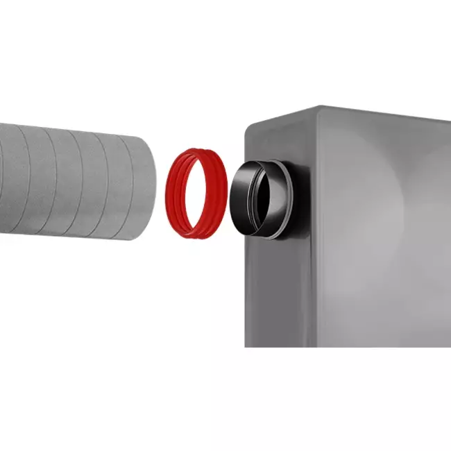 Heatpex aansluitstuk voor geïsoleerd EPS kanaal - 150/160mm
