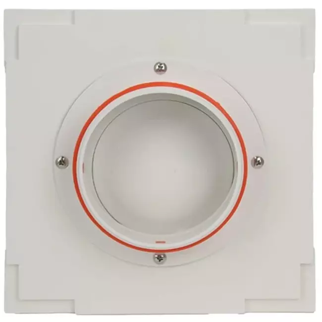 Ergovent instucbaar frameloos ventilatieventiel vierkant 100 mm
