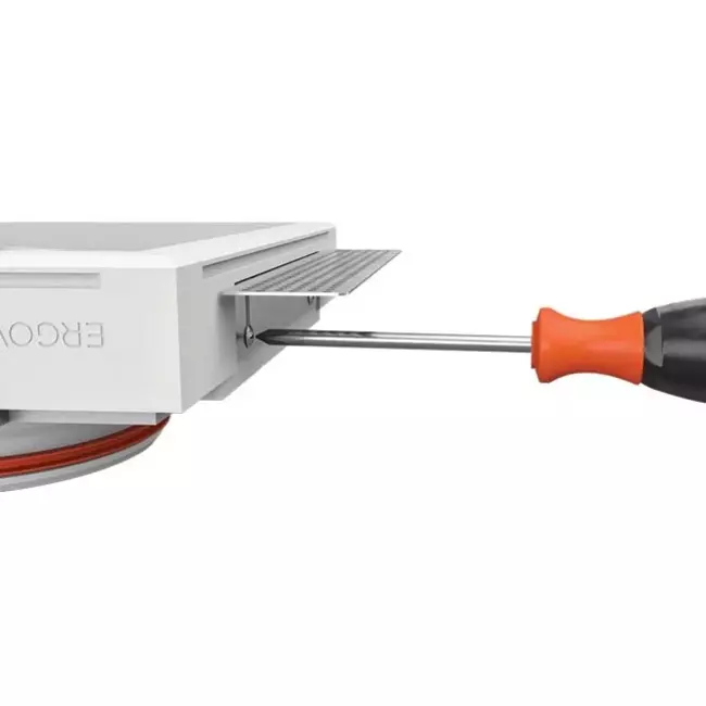 Ergovent instucbaar frameloos ventilatieventiel vierkant 100 mm