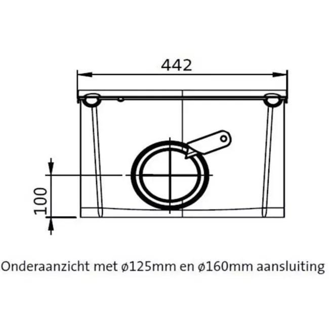 Orcon MVS-15RHBP Pakket 550 m³/h + vochtsensor + RFT bediening + 4 ventielen - perilex stekker