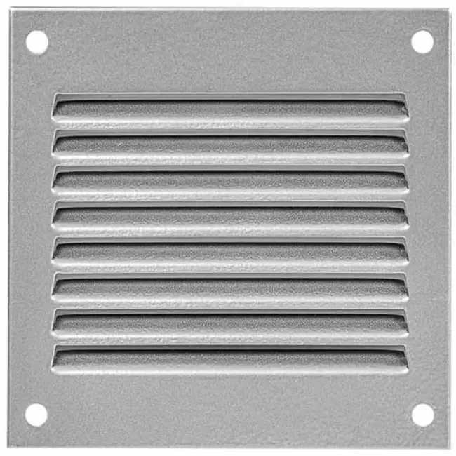 Metalen rooster 100x100mm zink - MR1010Zn