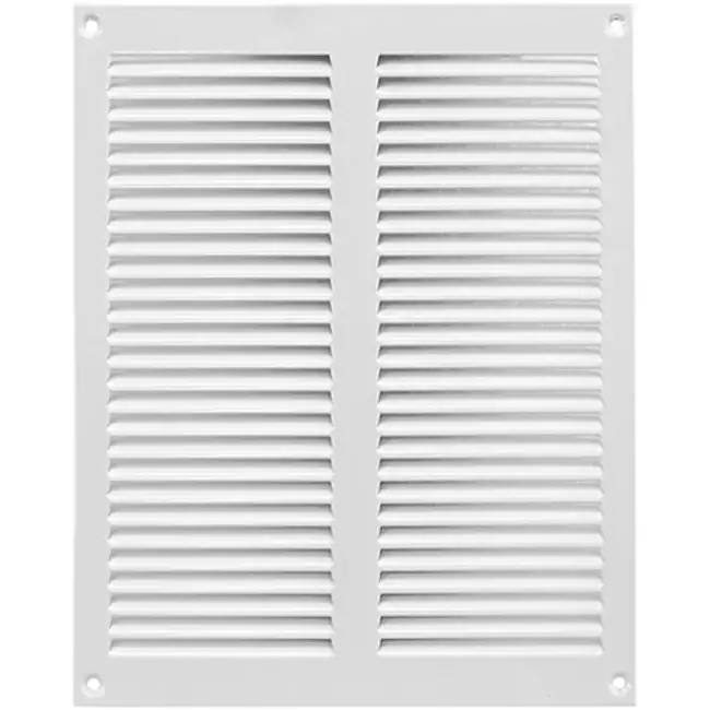 Metalen rooster 200x250mm wit – MR2025