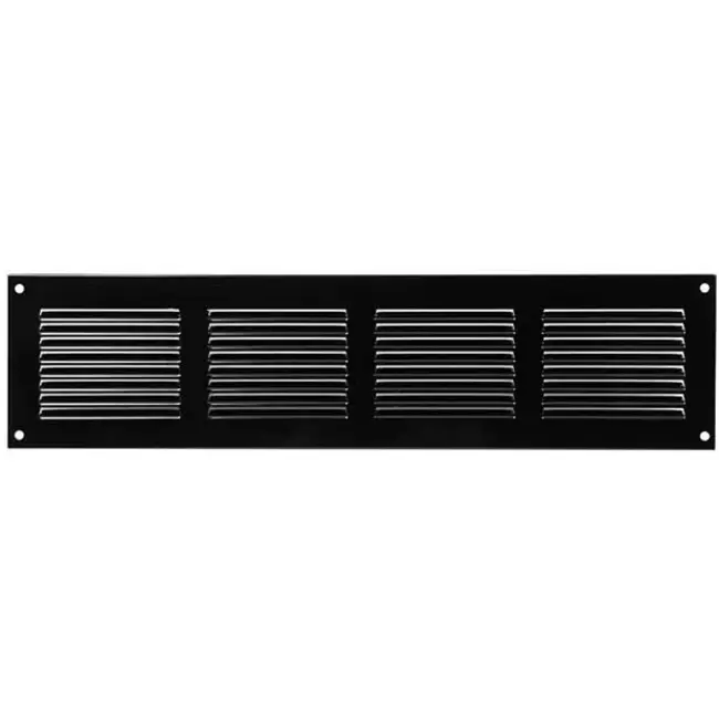 Metalen rooster 400x100mm zwart - MR4010M - RAL9005