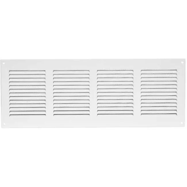 Metalen rooster 400x150mm wit - MR4015