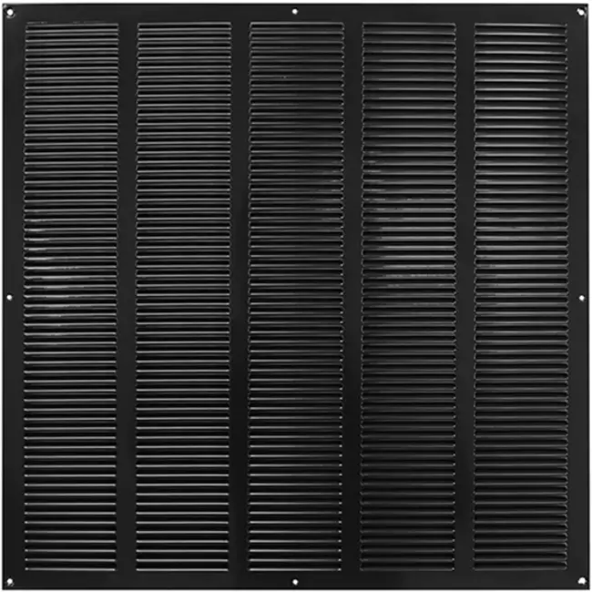 Metalen rooster 500x500mm zwart - MR5050M - RAL9005