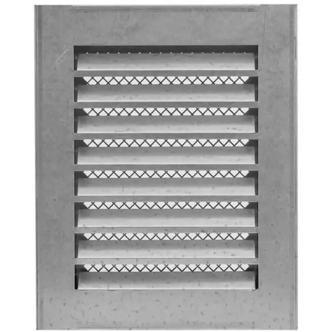 Metalen rooster industrieel 150x200mm zink - MRF1520Zn