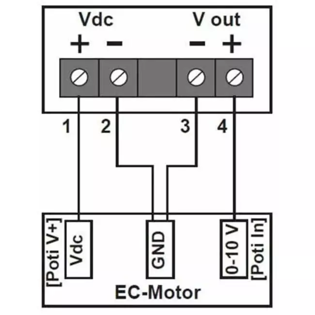 Ruck 3-standen potentiometer 10 kO - MTP 30