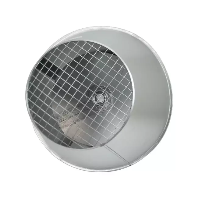 Deflectorkap rond 250 mm sendzimir verzinkt