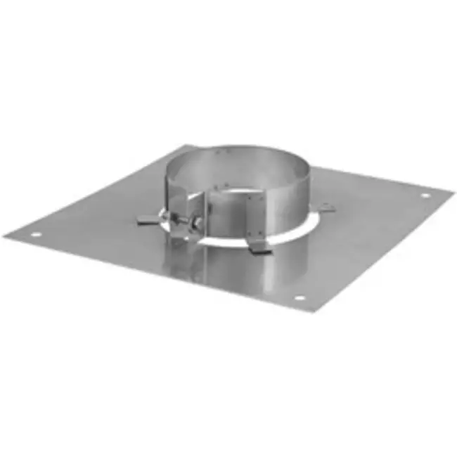 Plafondplaat diameter  150 mm met beugel I304 (D0,8)