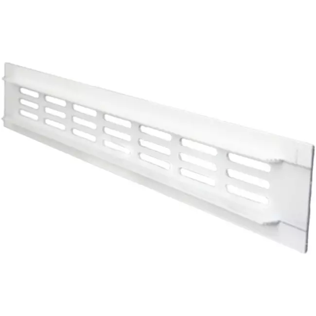 Plintrooster aluminium - wit L=300mm x H=40mm - RA430