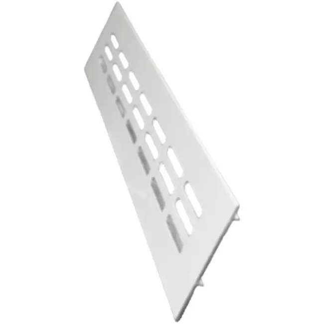 Plintrooster aluminium - wit L=300mm x H=40mm - RA430