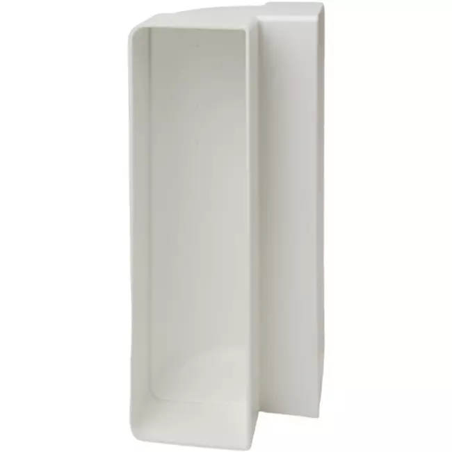 Rechthoekige kunststof verticale 90° bocht 220x90mm - KLV29-90
