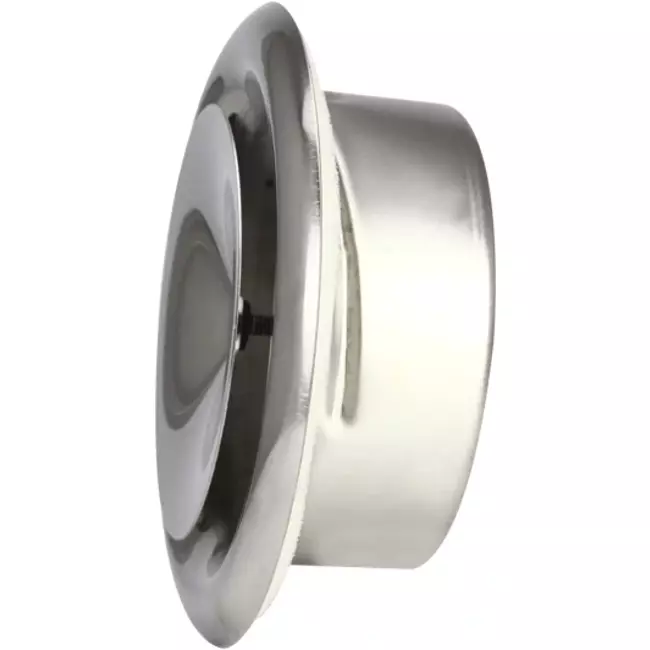 RVS ventilatie toevoer ventiel Ø 100 mm met montagebus - DVS-PY100