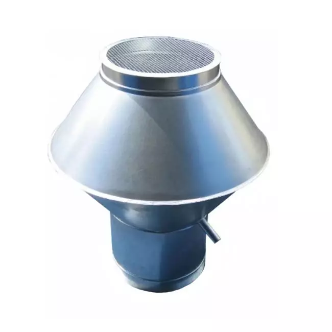 Deflectorkap rond 400 mm (RVS / INOX)
