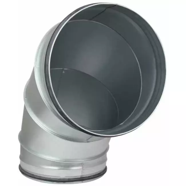 Ronde spiro bocht 90° Ø 250mm voor spirobuis