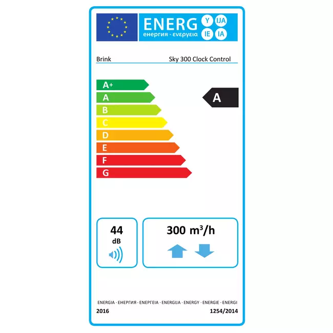 Brink Renovent Sky 300 Plus - 300 m³/h