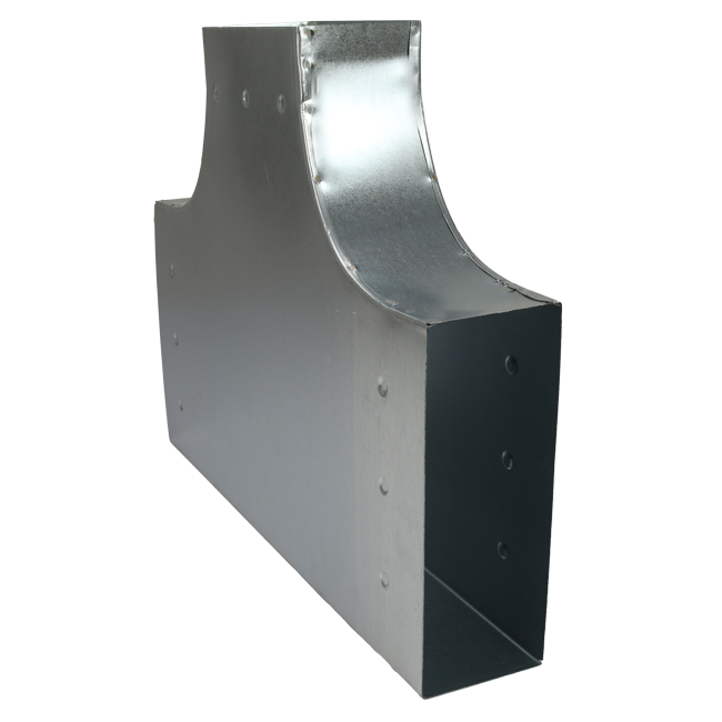 T-stuk 90 graden 300x80 - 220x80 tbv instortkanaal