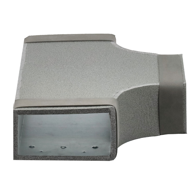 Thermoduct T-stuk 90 graden 300x80 - 300x80 tbv instortkanaal
