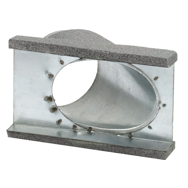 Thermoduct 45 graden aftak stuk 80 mm