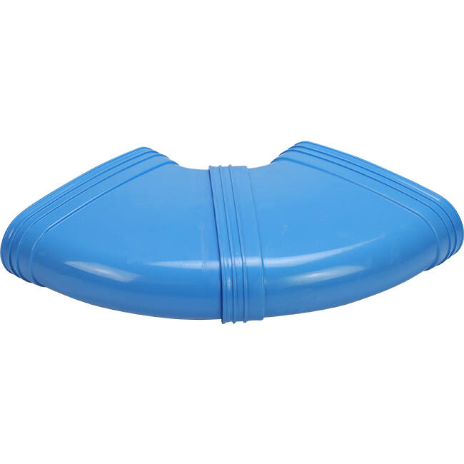 Wavin Ventiza bocht 90 graden PVC ovaal 235x80 mm horizontaal M/M