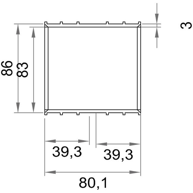 Wavin Ventiza lijmmof PVC ovaal 195x80 mm M/M