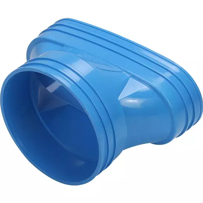 Wavin Ventiza verloop PVC ovaal 195x80 mm naar 125 mm M/M