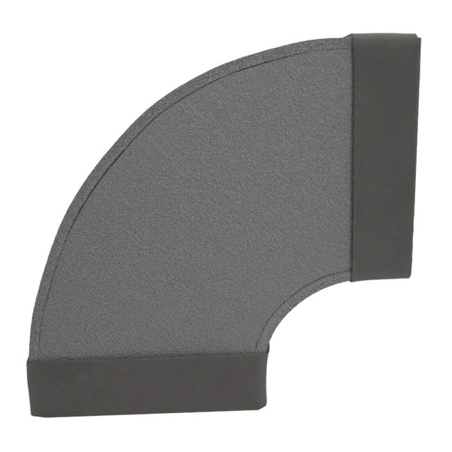 Thermoduct instortbocht 90 graden 300x80 mm horizontaal