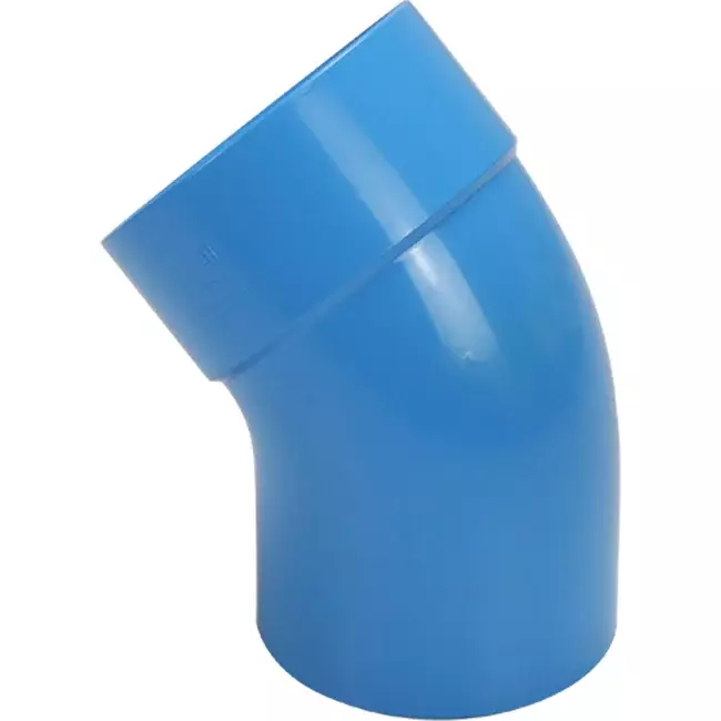 Wavin Ventiza bocht 45 graden PVC rond met diameter 125 mm M/S