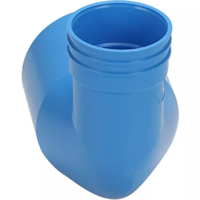 Wavin Ventiza eindstuk 90 graden PVC rond 125x80x100 mm M/M