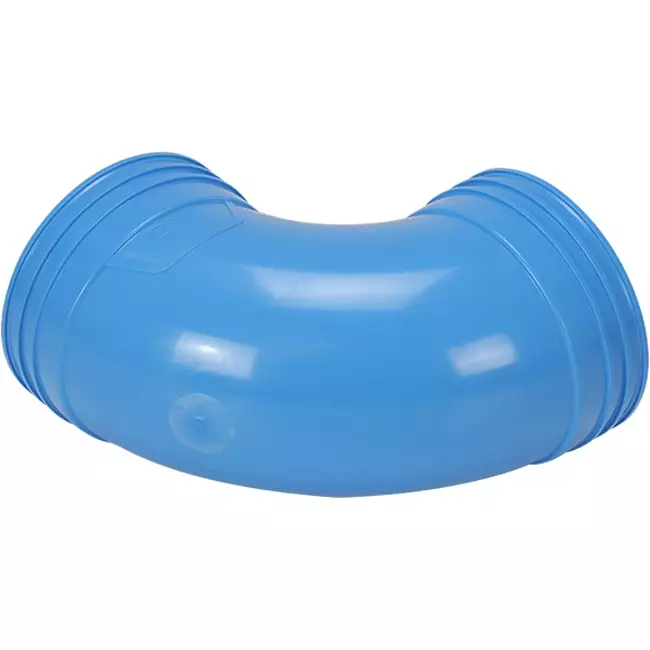Wavin Ventiza bocht 90 graden PVC rond 125 mm M/M