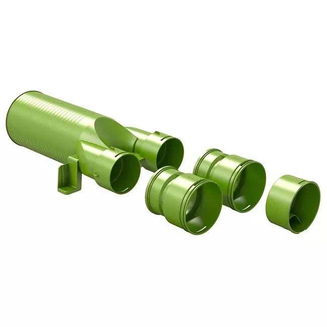 Ubbink Air Excellent 48C ventieladapter met diameter 125 mm
