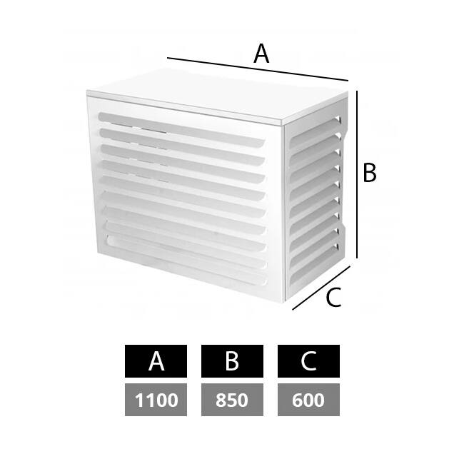 ClimaConnect airco en warmtepomp omkasting medium RAL9010 Wit