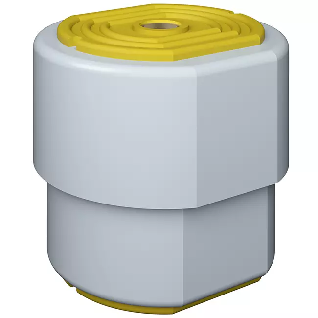 ClimaConnect vibratiekit 1.2 blauw/geel, met veer, voor units tot 80 KG