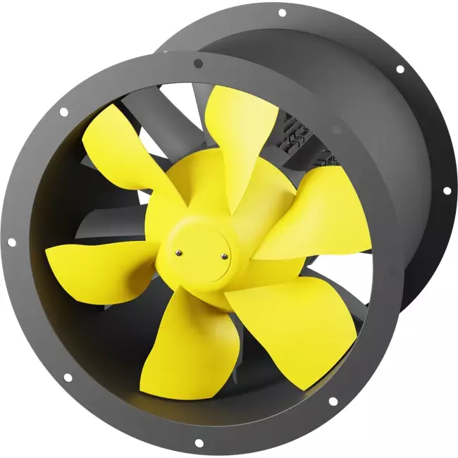 Axiaal 450 mm kanaalventilator rookgas F300- AL 450 D2 F3 02 CFG