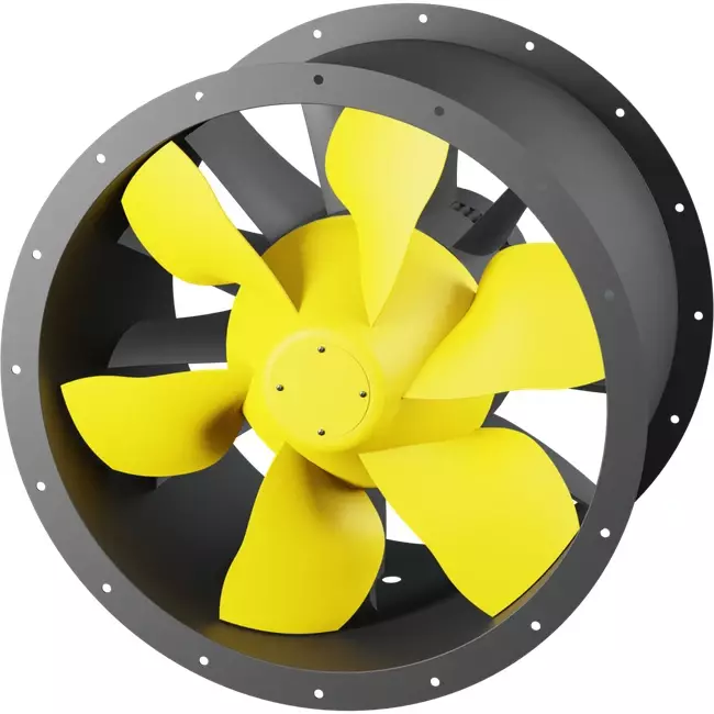 Axiaal 710 mm kanaalventilator rookgas F300- AL 710 D4 F3 01 CFG